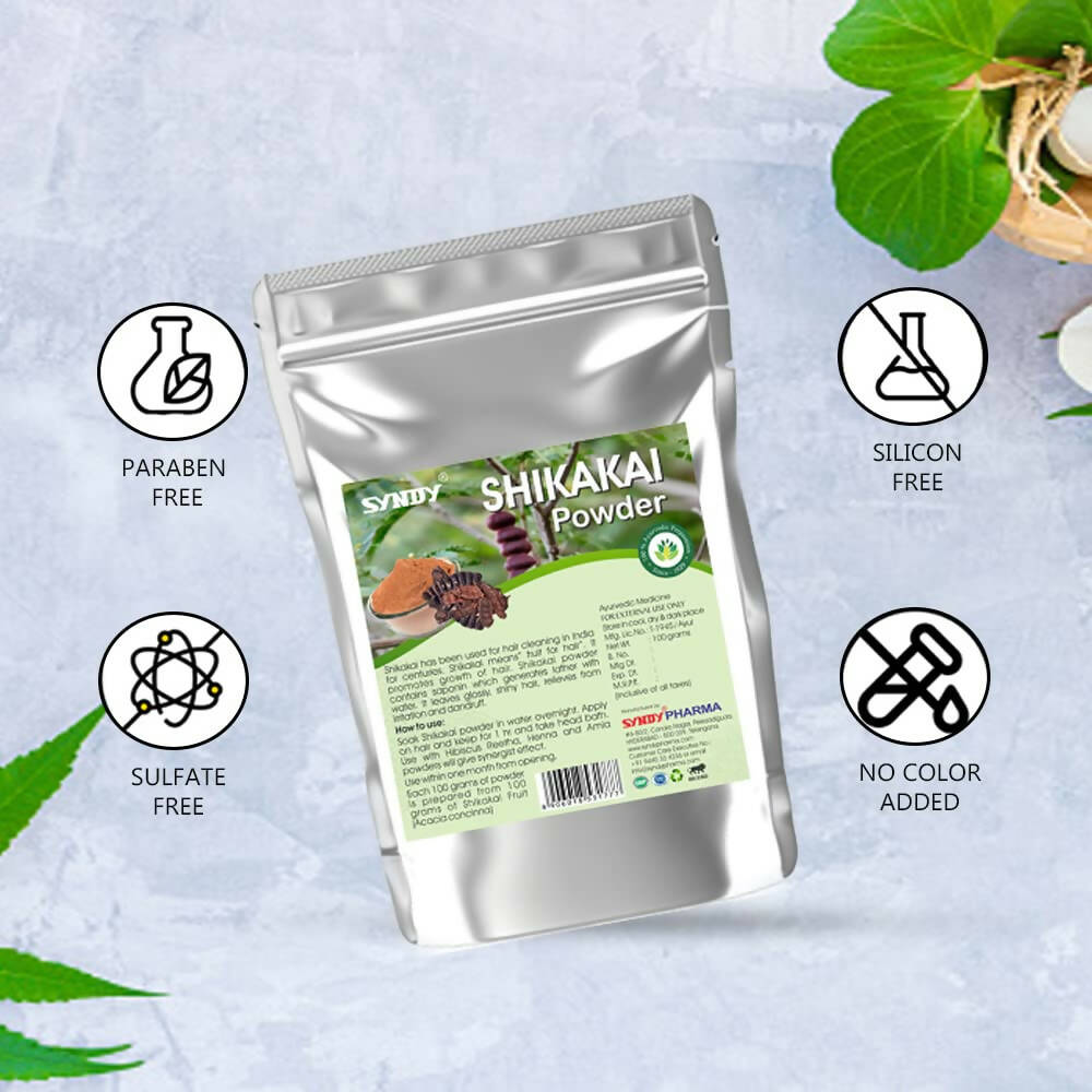 Syndy Pharma Shikakai Powder for Hair Care | Grocsy