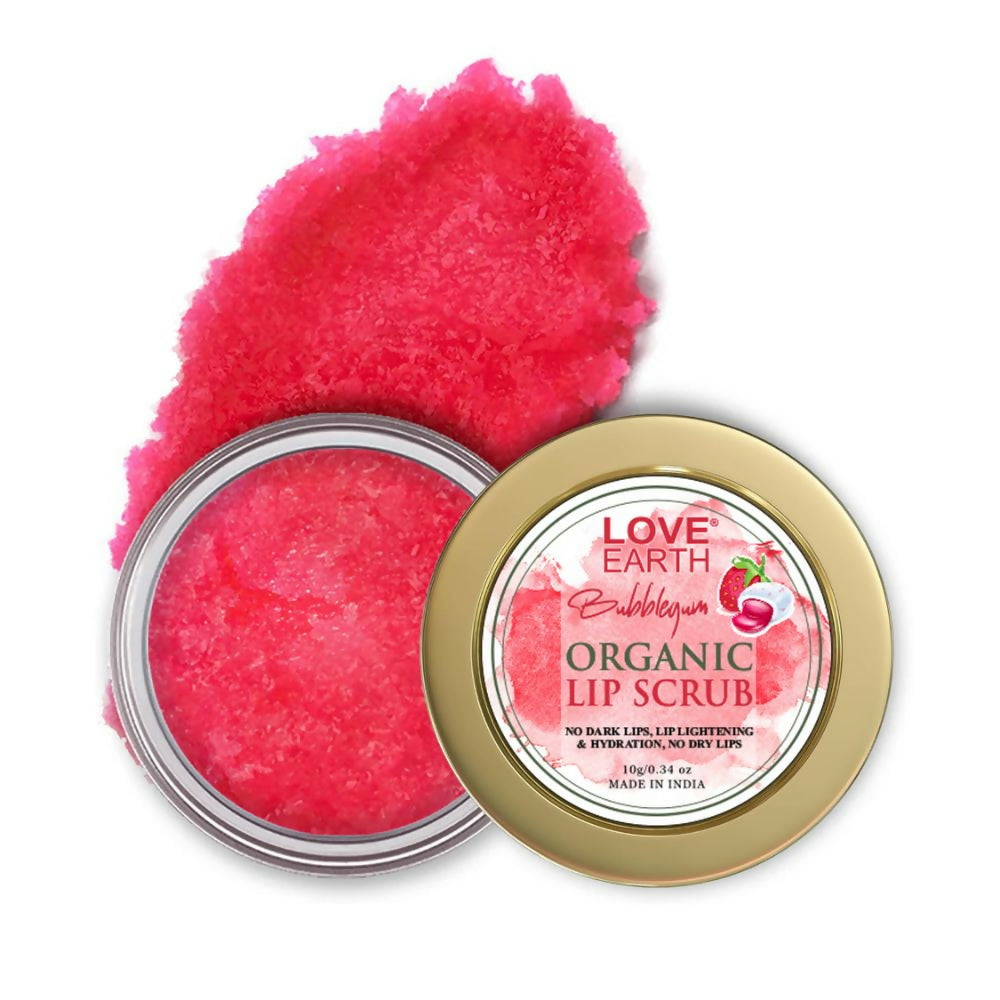 Love Earth Organic Lip Scrub with Shea Butter And Vitamin-E For Lip Hydration And Repair | Grocsy