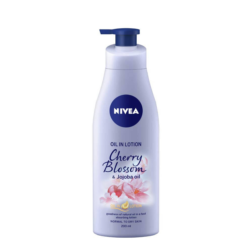 Nivea Oil in Lotion - Cherry Blossom & Jojoba Oil | Grocsy