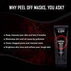 Beardo Activated Charcoal Peel Off Mask | Grocsy