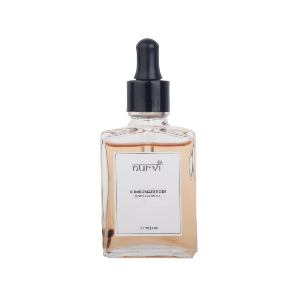 Nurvi Kumkumadi Rose Body Glow Oil | Grocsy