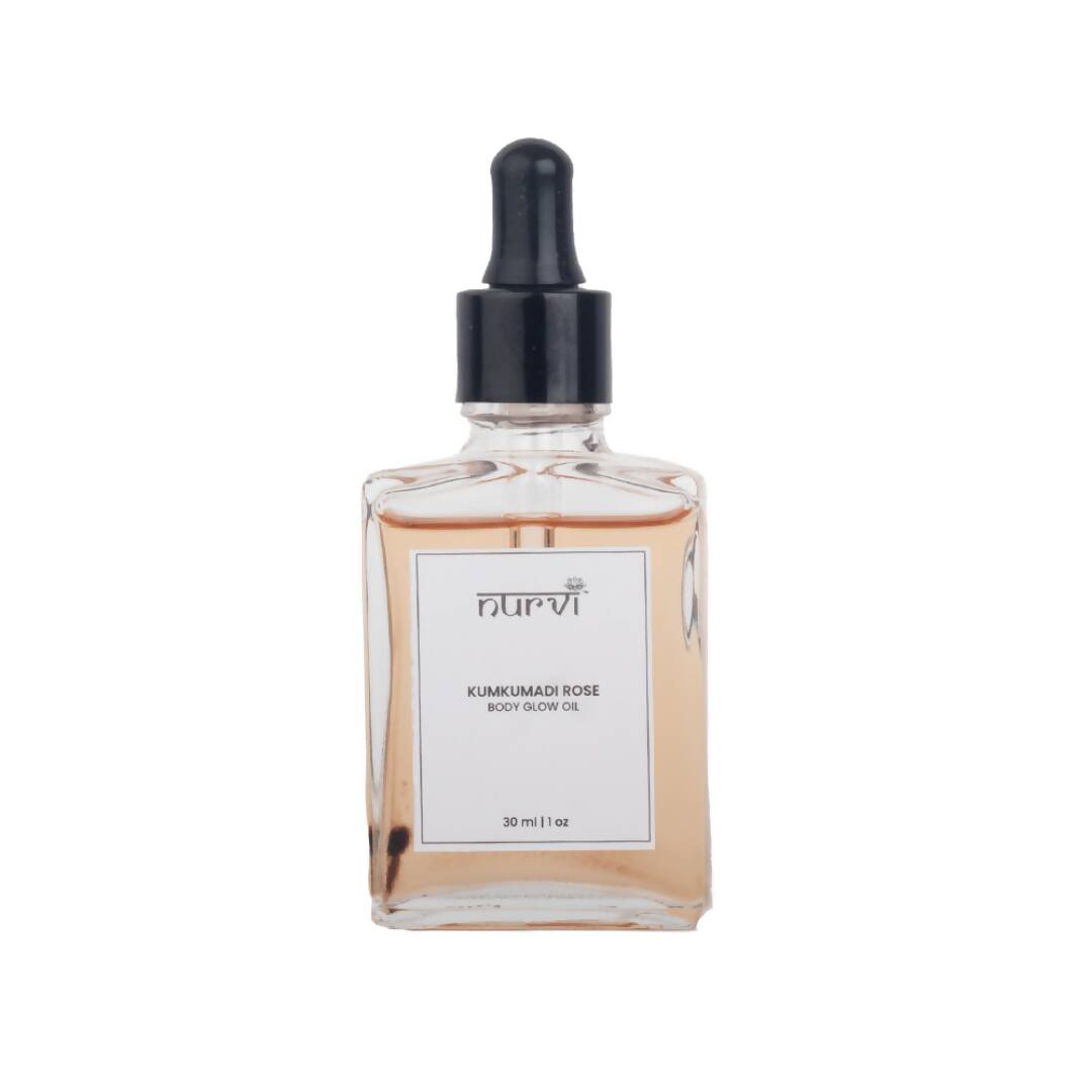 Nurvi Kumkumadi Rose Body Glow Oil | Grocsy