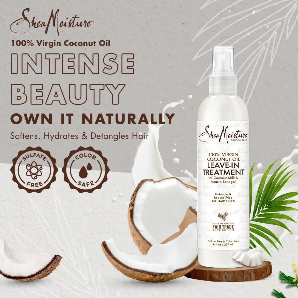 Shea Moisture 100% Virgin Coconut Oil Daily Hydration Leave-In Conditioner | Grocsy