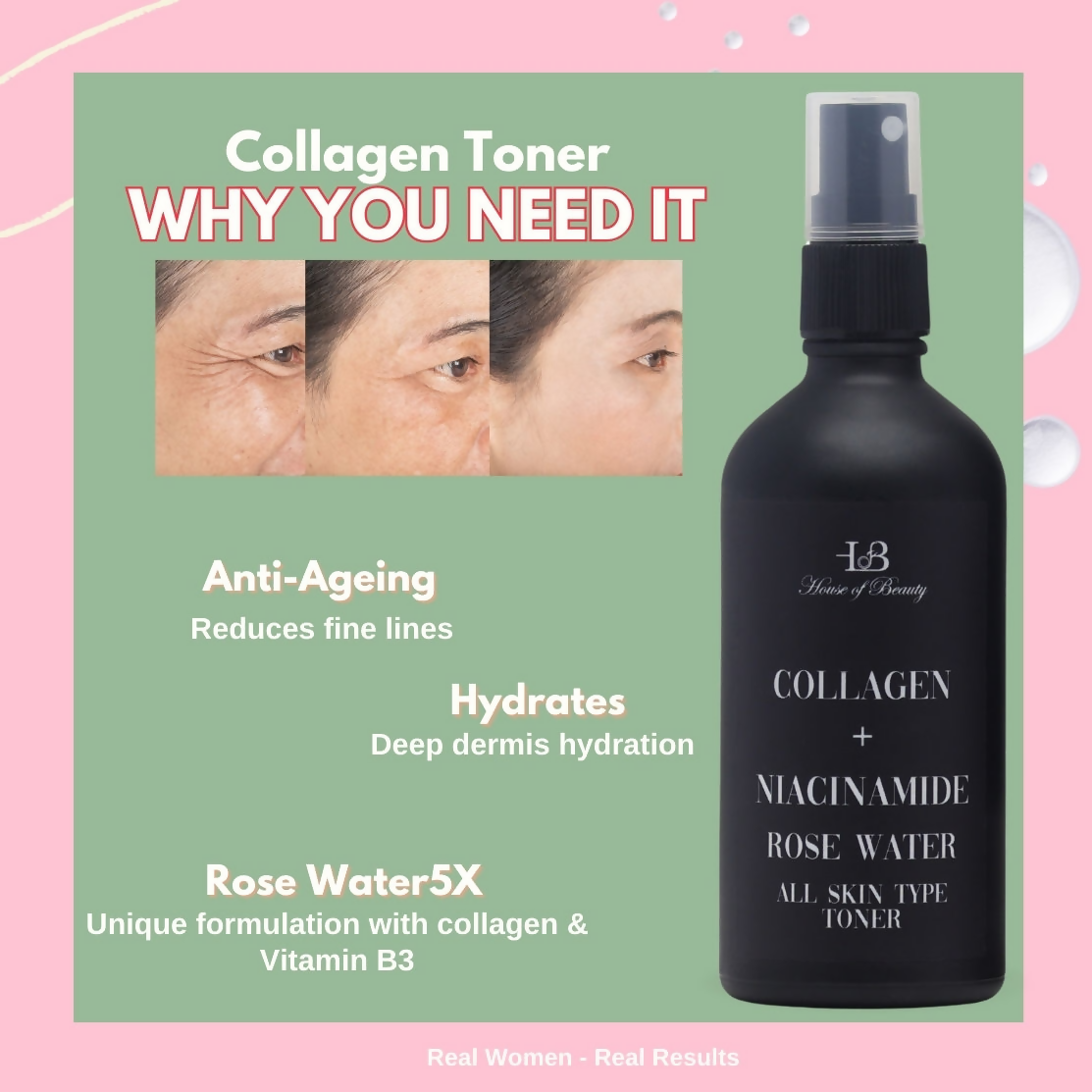 House of Beauty Mature Skin Collagen Toner | Grocsy