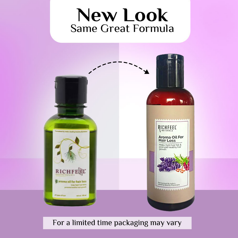 Richfeel Hair Loss Oil with Rosemary Lavender & Grapeseed | Grocsy