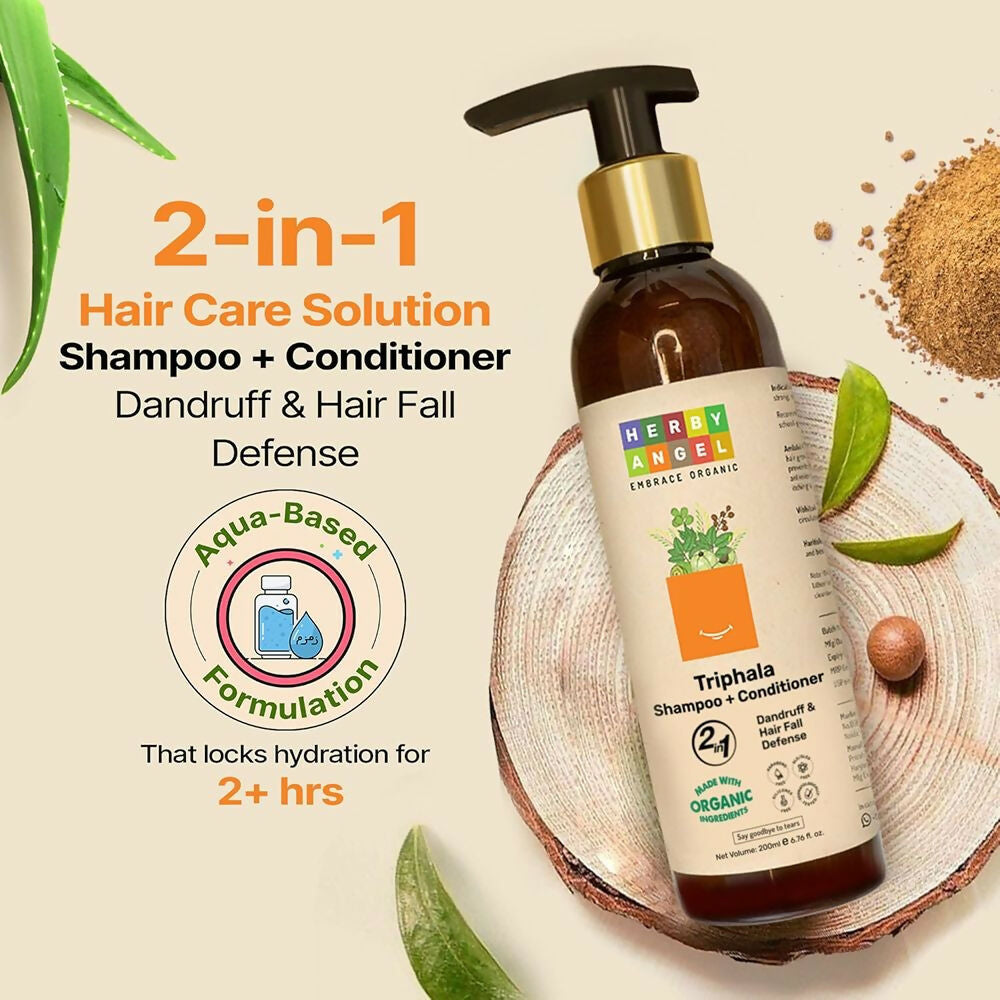 Herby Angel Triphala Shampoo & Conditioner for 2 Years+ Kids | Grocsy