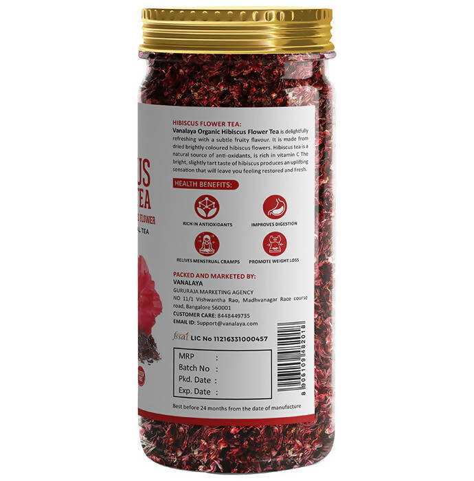 Vanalaya Hibiscus Flower Tea | Grocsy
