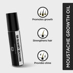 The Man Company Moustache Growth Oil With Basil & Almond | Grocsy
