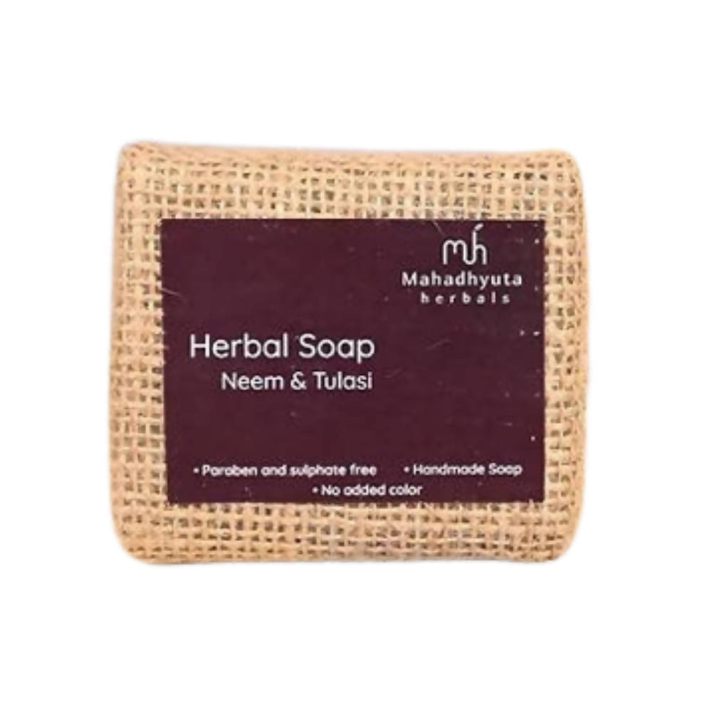 Mahadhyuta Herbals Neem & Tulasi Soap | Grocsy