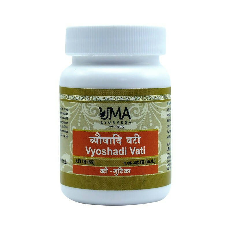 Uma Ayurveda Vyoshadi Vati Tablets | Grocsy