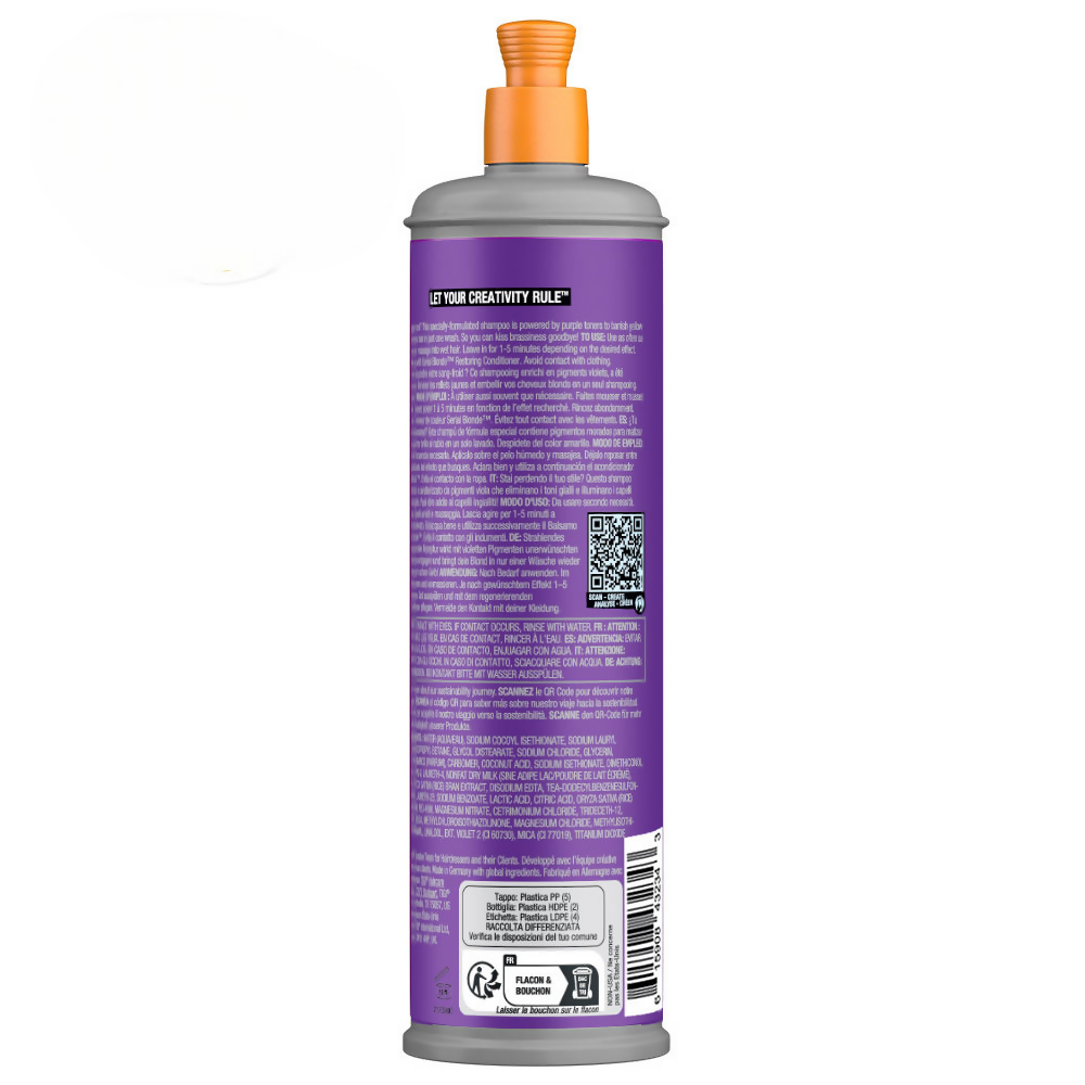 TIGI Bed Head Serial Blonde Purple Toning Shampoo | Grocsy
