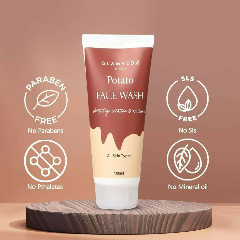 Glamveda Potato Anti Pigmentation Face wash | Grocsy