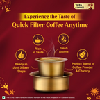 Tata Coffee Quick Filter Coffee Powder Tin | Grocsy