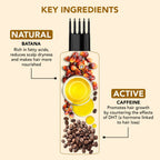 Botanic Hearth Batana & Caffeine Hair Oil | Grocsy