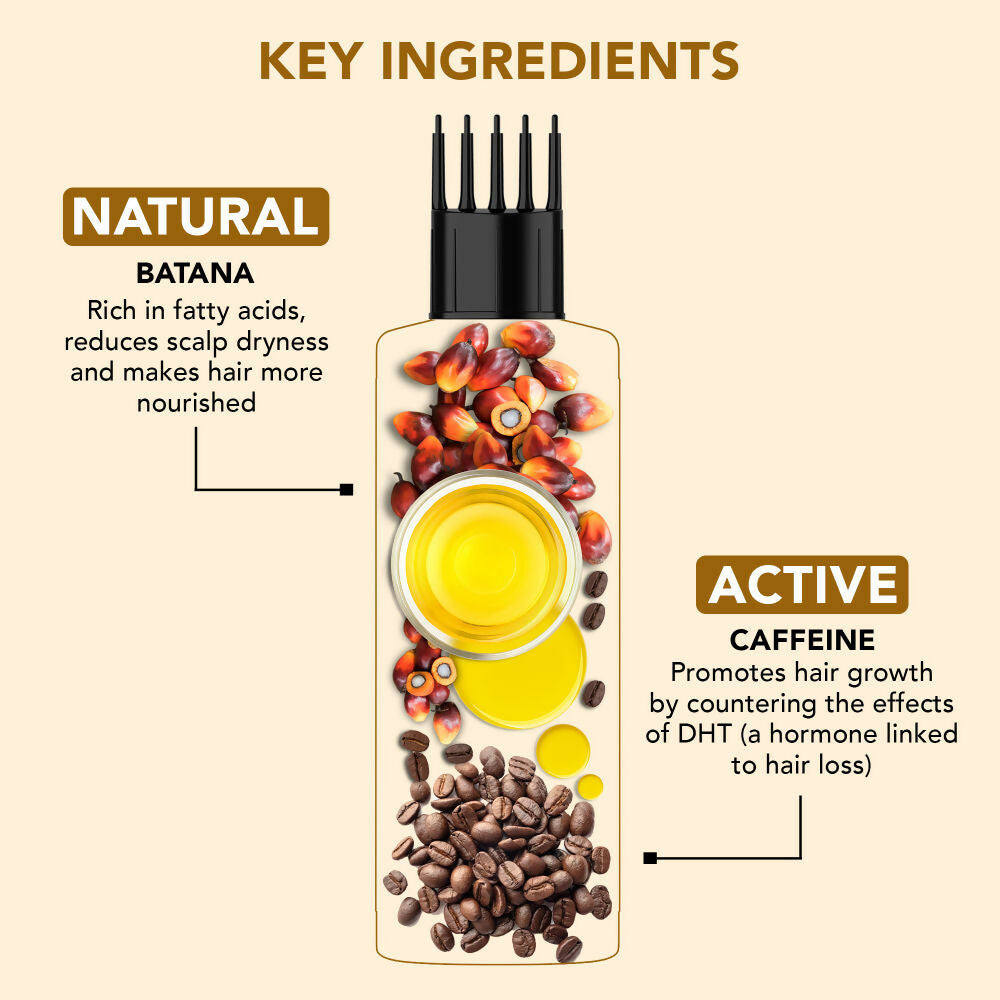 Botanic Hearth Batana & Caffeine Hair Oil | Grocsy