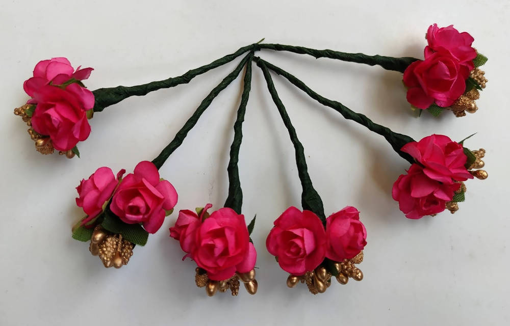Pink Flower Brooches | Grocsy