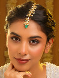 Ruby Raang Moti Noor Maang Tikka | Grocsy