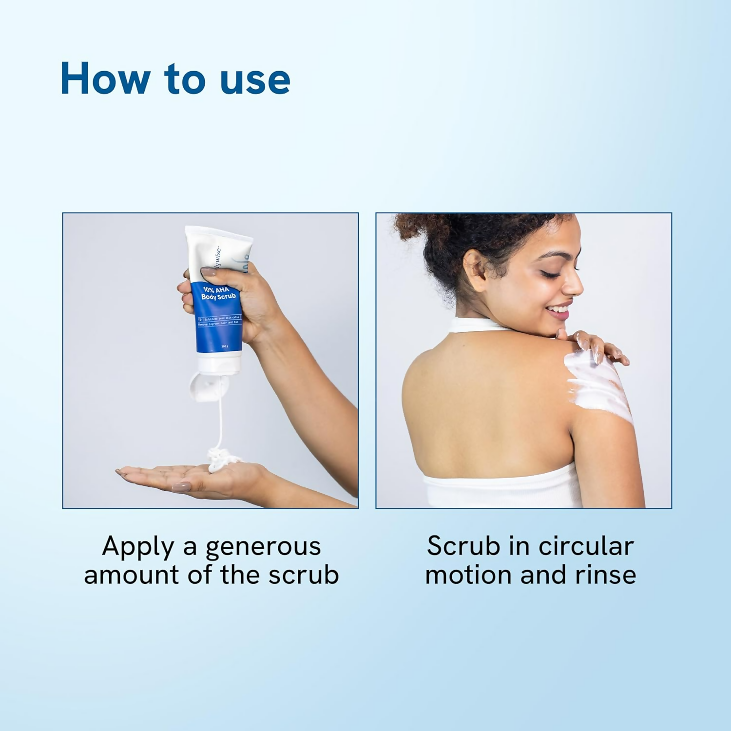 BeBodywise 10% Lactic AHA Exfoliating Body Scrub | Grocsy