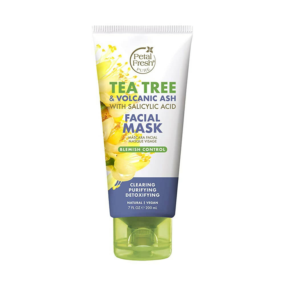 Petal Fresh Pure Tea Tree & Volcanic Ash Facial Mask | Grocsy