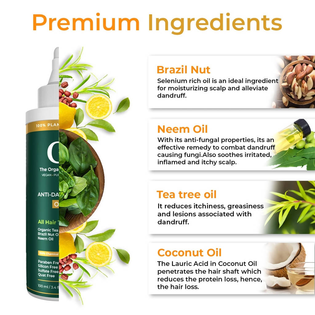 The Organic Forest Anti-Dandruff Oil | Grocsy