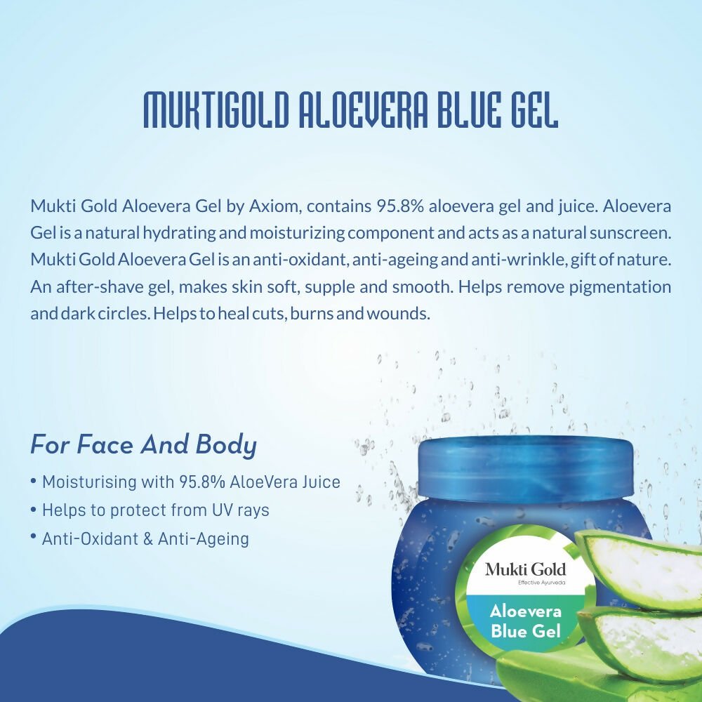 Axiom Mukti Gold Aloevera Blue Gel | Grocsy
