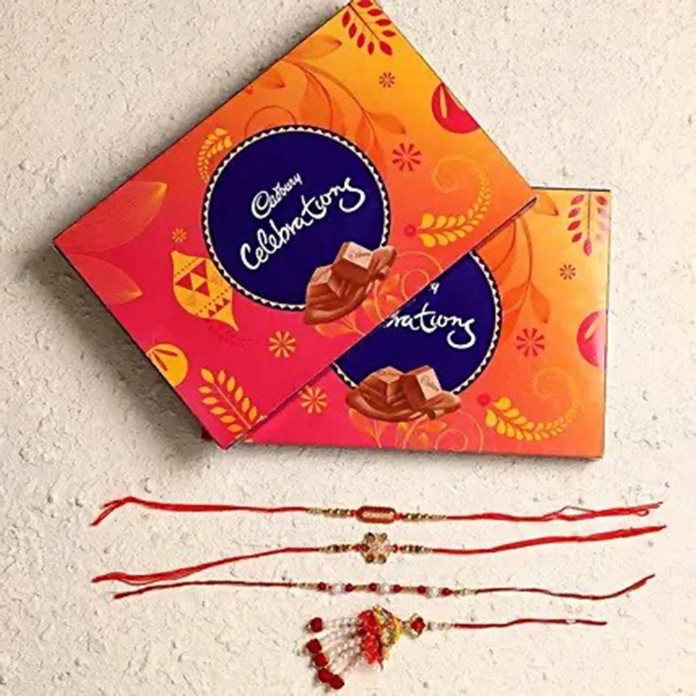 Designer & Lumba Rakhi With Celebrations | Grocsy
