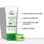 Alps Goodness Blue Light Protection Sunscreen For Normal to Dry Skin SPF 30 PA+++ with Aloe Vera, Cica & Allantoin | Grocsy
