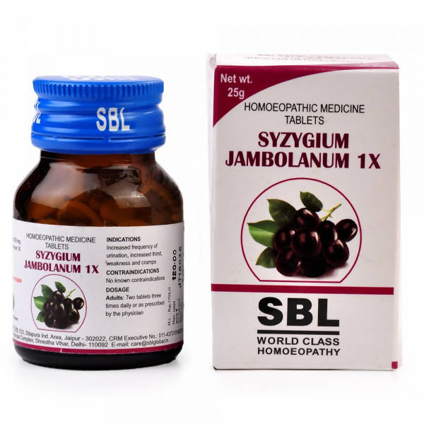 SBL Homeopathy Syzygium Jambolinum Trituration Tablets | Grocsy