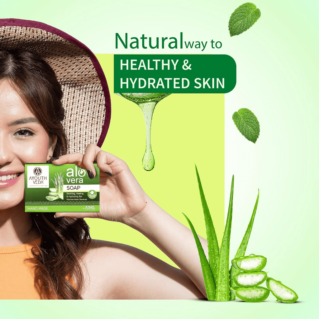 Ayouthveda Aloe Vera Bathing Soap | Grocsy
