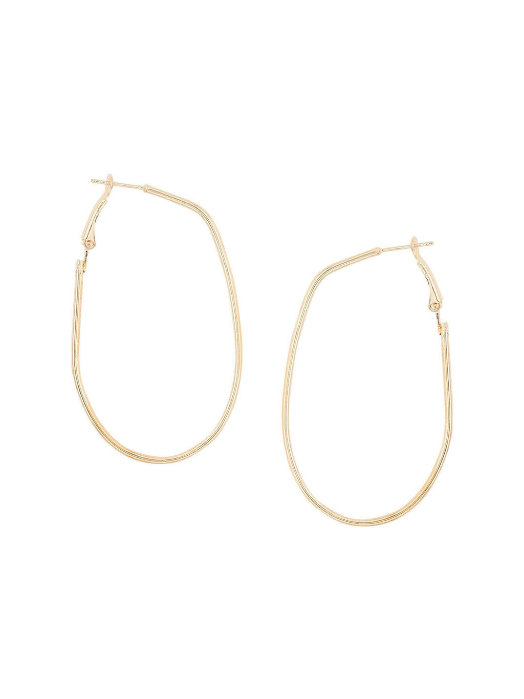 NVR Women Set of 2 Contemporary Hoop Earrings | Grocsy