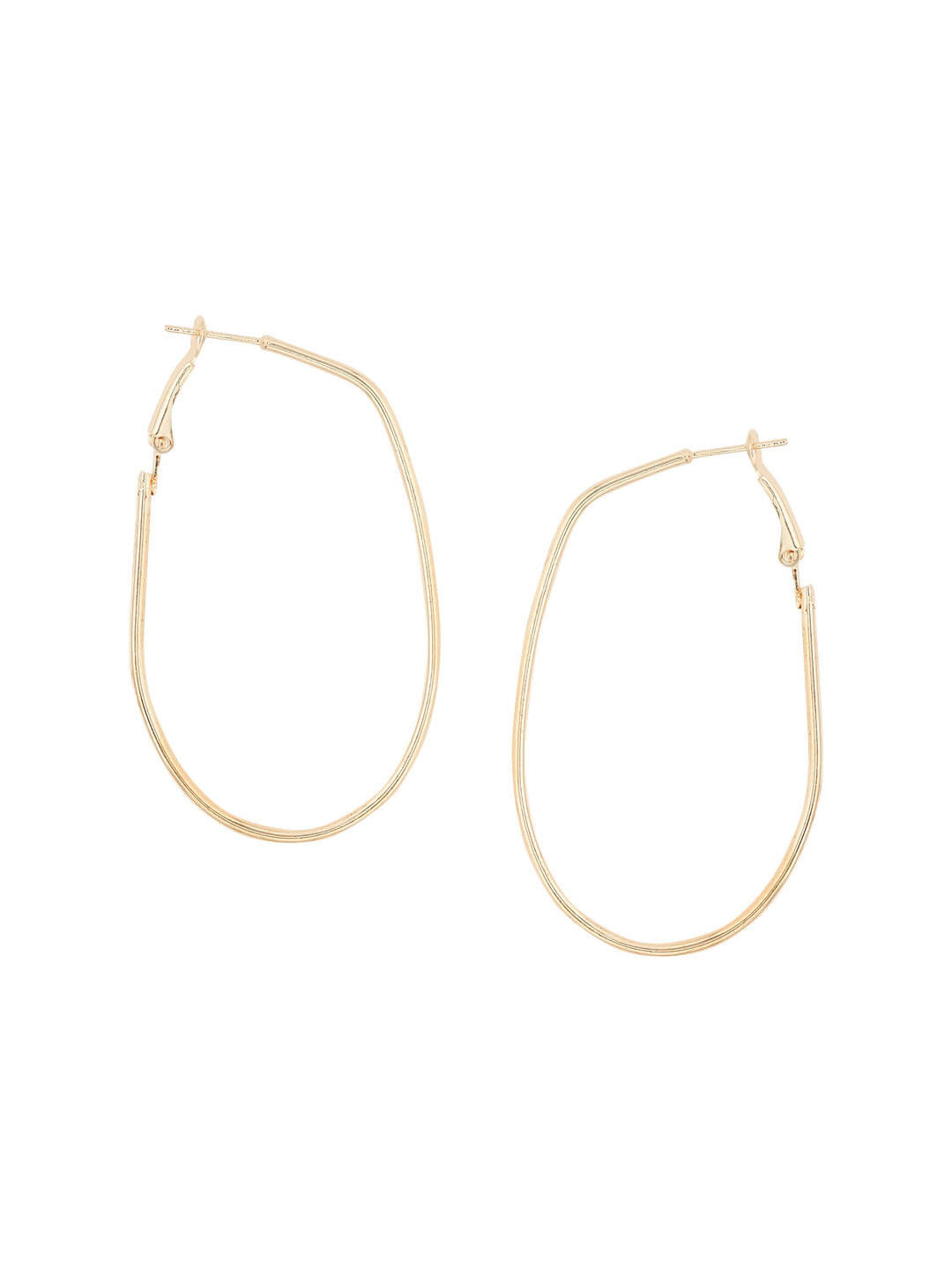 NVR Women Set of 2 Contemporary Hoop Earrings | Grocsy