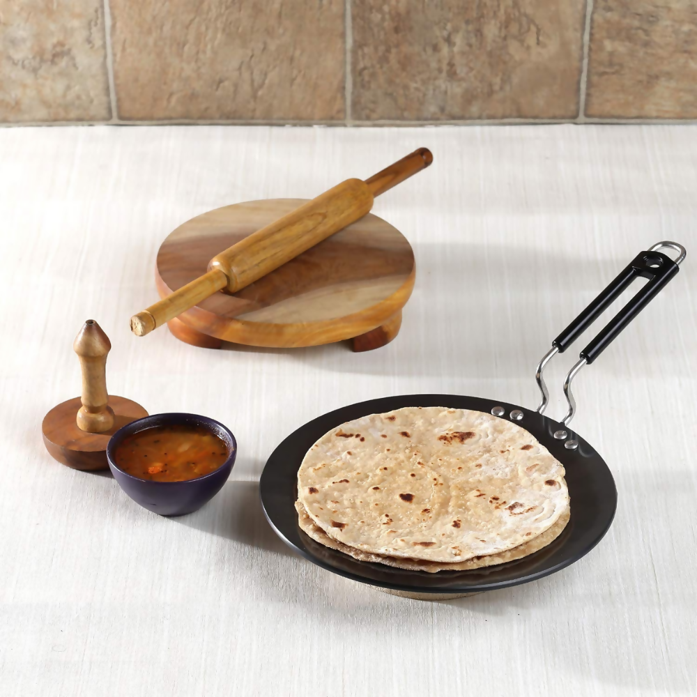 Vinod Black Pearl Plus Hard Anodised Roti/Paratha/Phulka Tawa | Grocsy