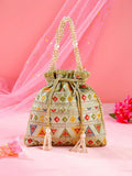 Joban Fashion Traditional Potli Handbags - Multicolor | Grocsy