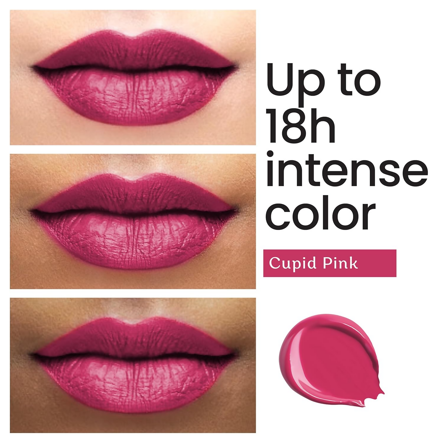 Color Cupid Matte Intense Color 18-Hour Stay Liquid Lipstick - Cupid Pink | Grocsy