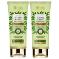 St.Botanica Neem, Tea Tree And Basil Anti Acne Clay Mask And Face Scrub Combo | Grocsy