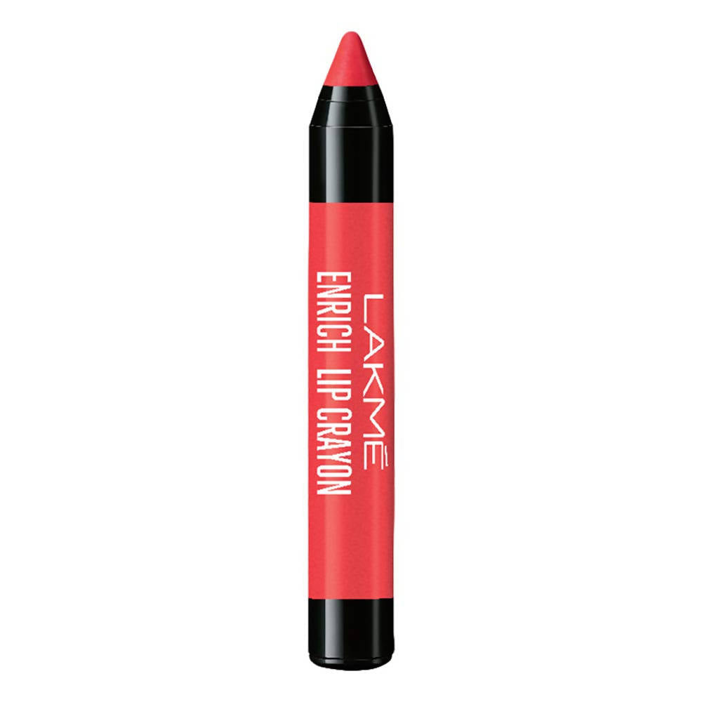 Lakme Enrich Lip Crayon - Shocking Pink | Grocsy