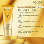 Ponds Serum Boost Sunscreen Gel SPF 50 | Grocsy