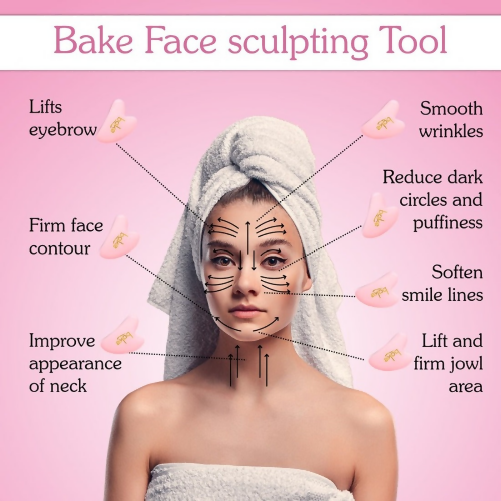 Bake Quartz Gua Sha Face Massage Tool | Grocsy