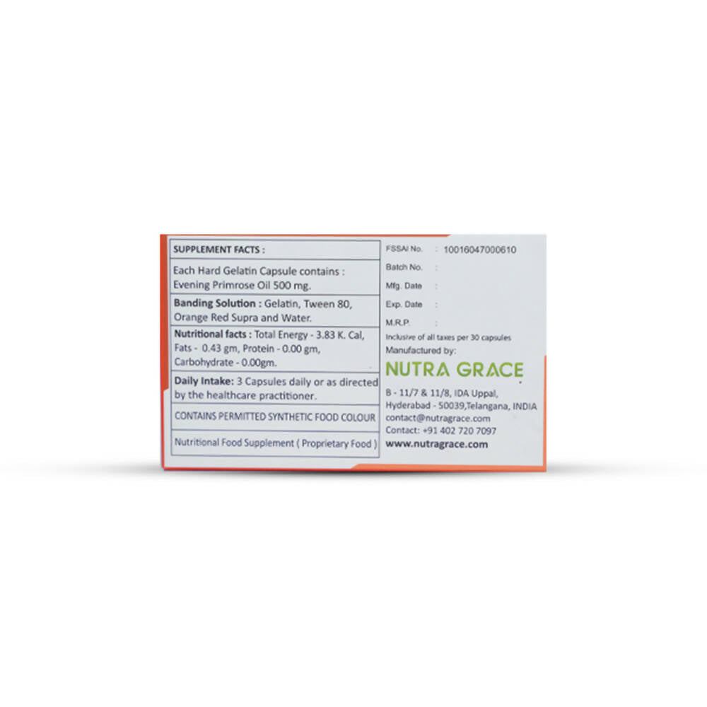 Nutra Grace Evening Primrose Oil E P Zen Capsules | Grocsy