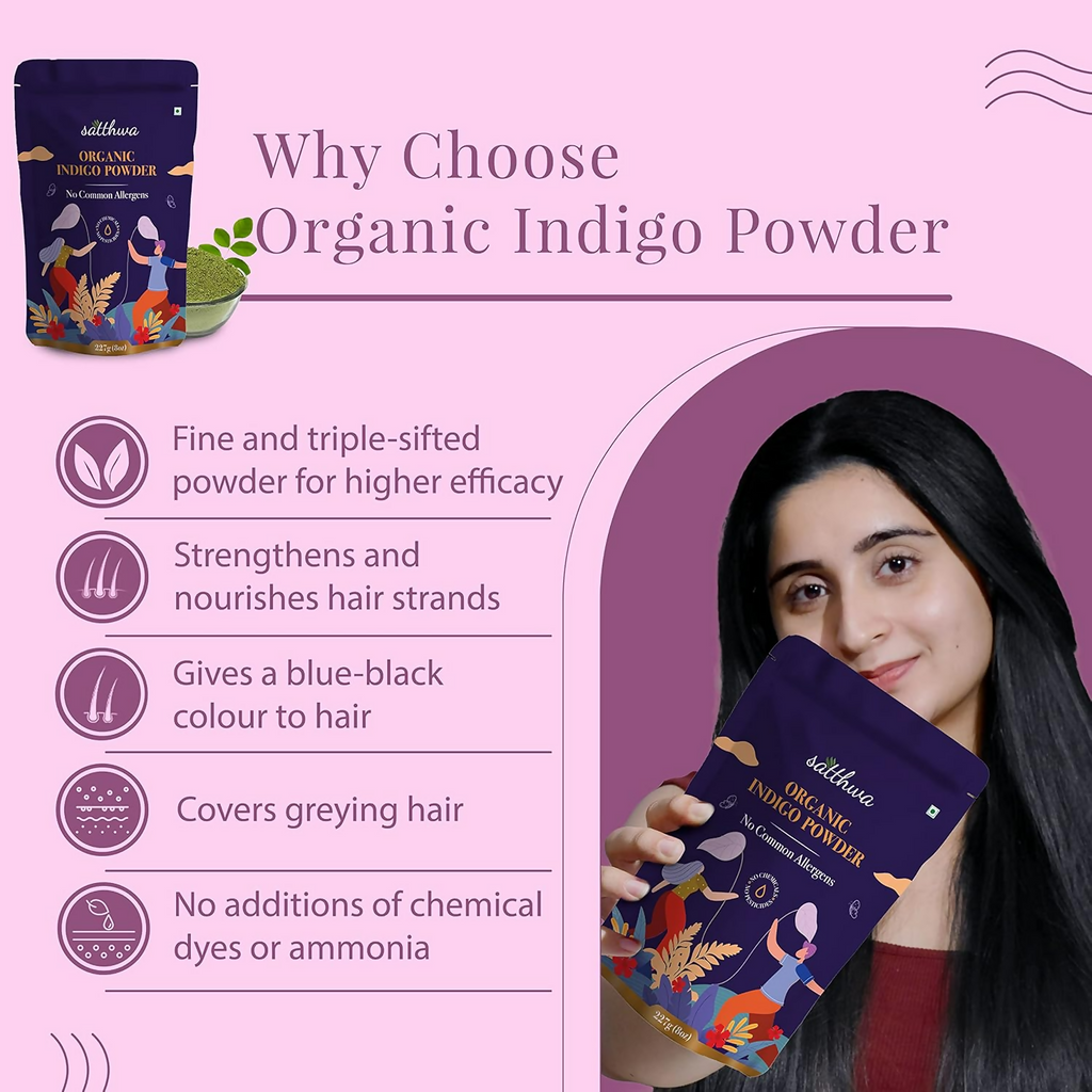 Satthwa Organic Indigo Powder | Grocsy