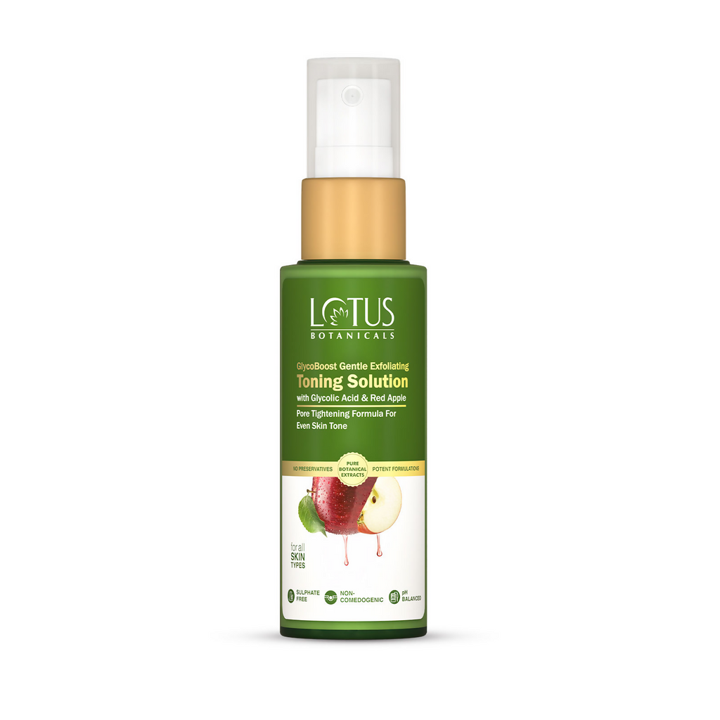 Lotus Botanicals GlycoBoost Gentle Exfoliating Toning Solution | Grocsy