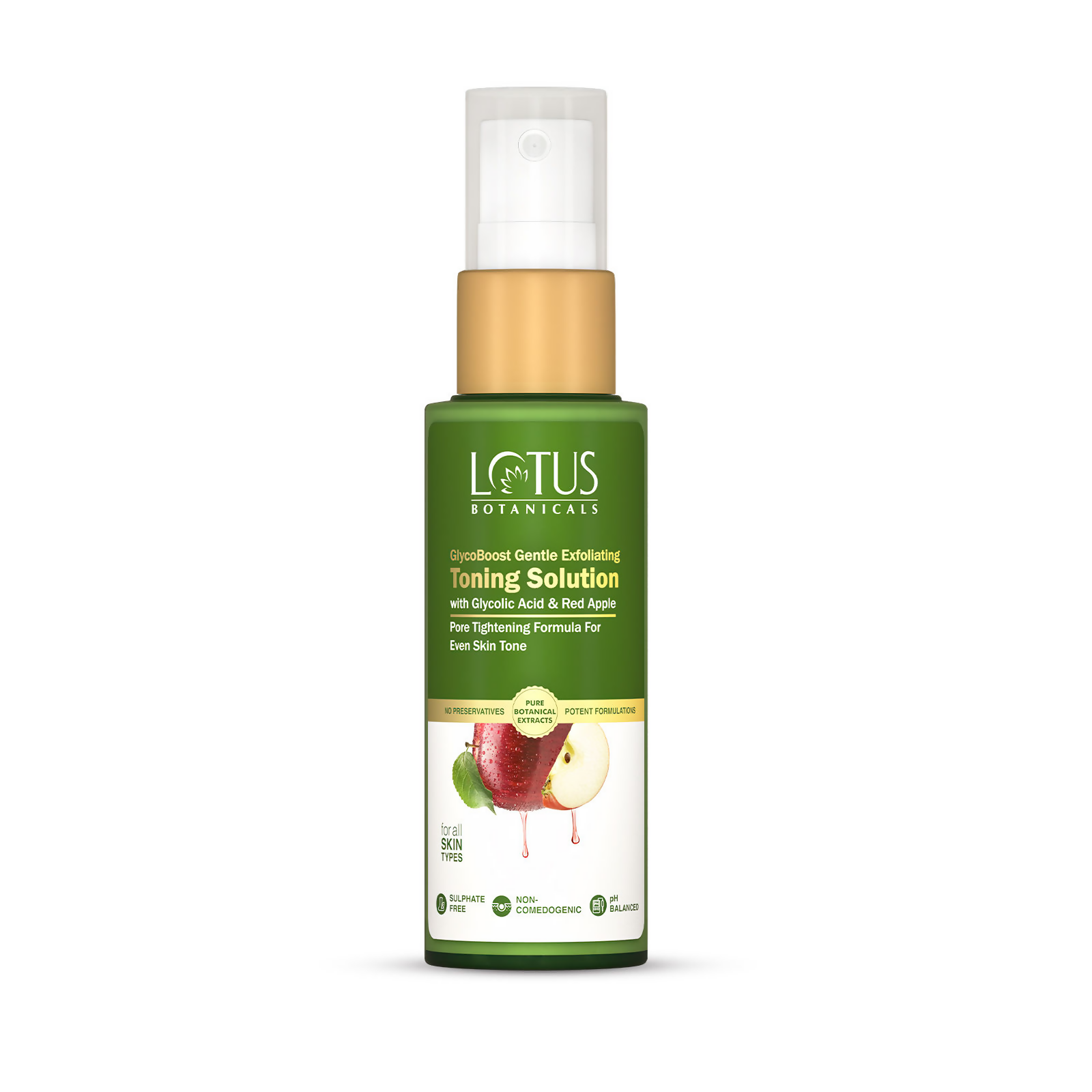 Lotus Botanicals GlycoBoost Gentle Exfoliating Toning Solution | Grocsy
