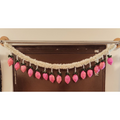 Fabric & Solawood Door Toran | Grocsy