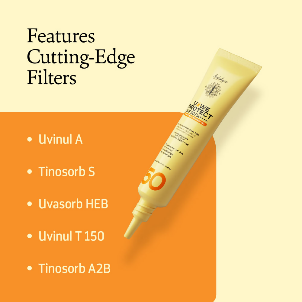 Indulgeo Essentials U-We Protect Hydrating Sunscreen Gel SPF 50 PA++++ | Grocsy