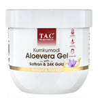 TAC - The Ayurveda Co. Kumkumadi Natural Aloevera Gel for Face & Body with Saffron & 24K Gold Flakes | Grocsy