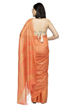 Mominos Fashion Orange Color Bhagalpuri Saree | Grocsy