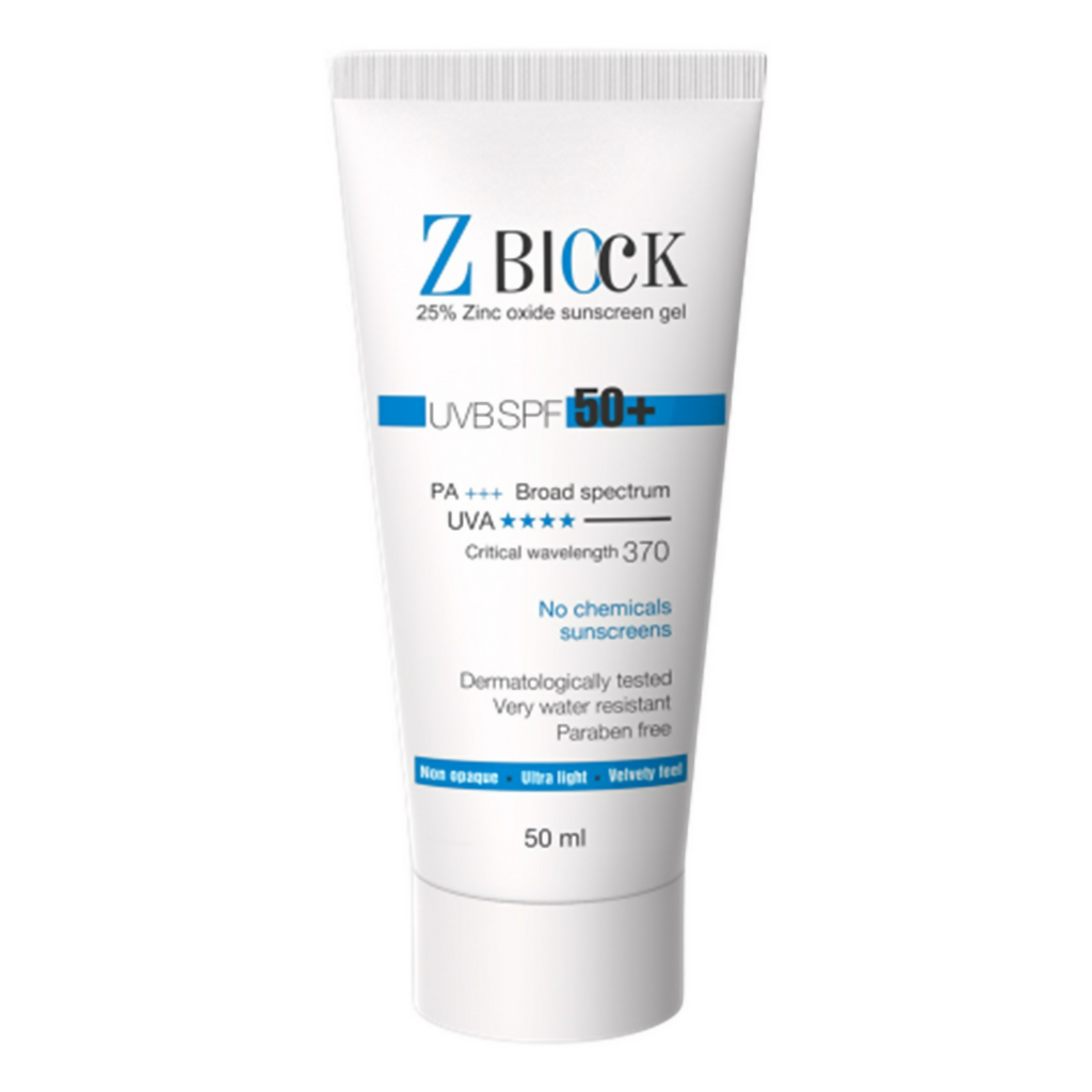 Z-Block 25% Zinc Oxide Sunscreen Gel | Grocsy