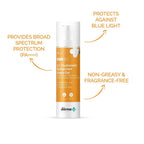 The Derma Co 2% Kojic Acid Face Serum & 1% Hyaluronic Sunscreen Aqua Gel SPF 50 Combo | Grocsy