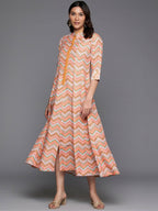 Ahalyaa Women's Traditional wear Ethnic Dress - Multi Color | Grocsy
