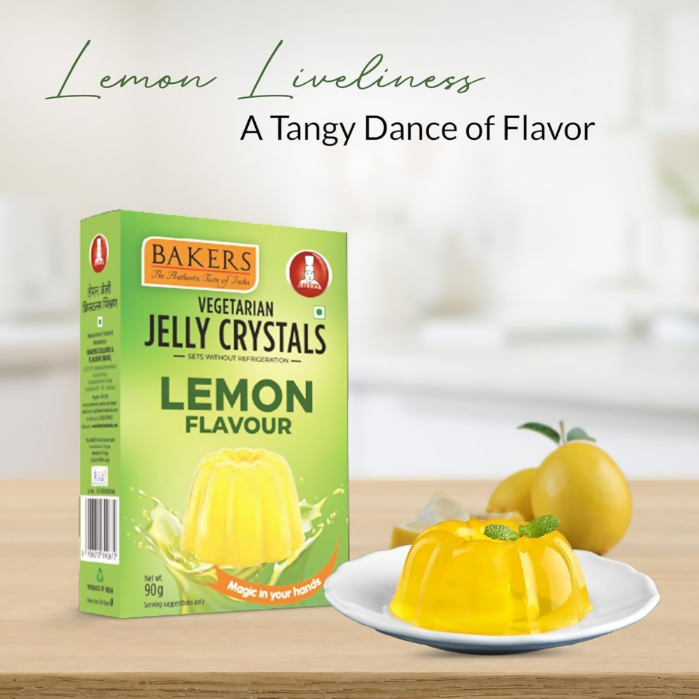 BAKERS Jelly Crystal - Lemon, Orange, Pineapple, Raspberry | Grocsy